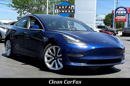 Deep Blue Metallic 2018 Tesla Model 3 Long Range