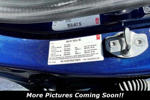 Deep Blue Metallic 2018 Tesla Model 3 Long Range