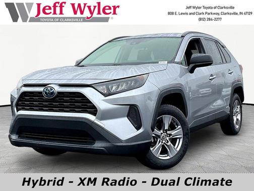 Silver Sky Metallic 2022 Toyota RAV4 Hybrid LE