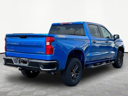 Glacier Blue Metallic 2024 Chevrolet Silverado 1500 Custom Trail Boss