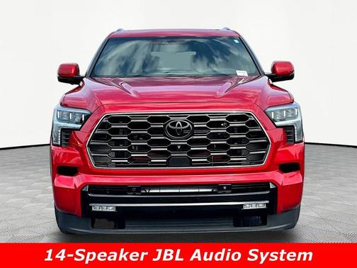 Supersonic Red 2024 Toyota Sequoia Platinum