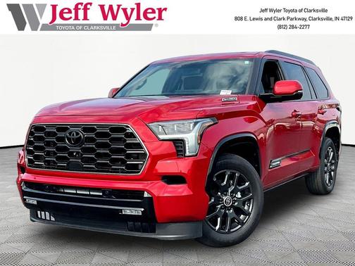 Supersonic Red 2024 Toyota Sequoia Platinum