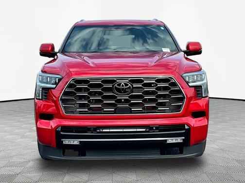 Supersonic Red 2024 Toyota Sequoia Platinum