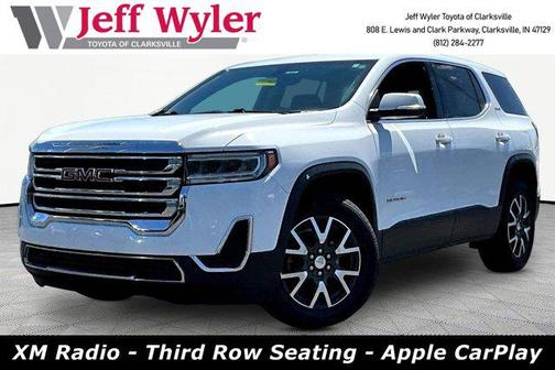 Summit White 2021 GMC Acadia FWD SLE