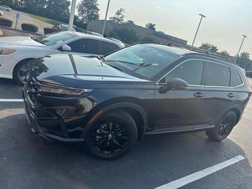 Crystal Black Pearl 2025 Honda CR-V Hybrid Sport AWD
