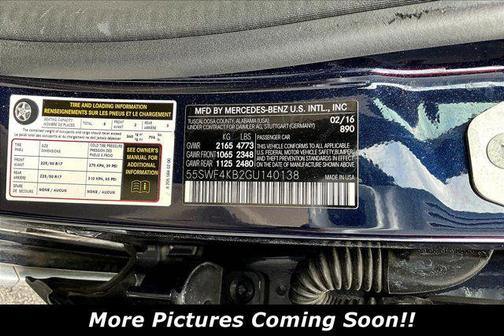 Obsidian Black Metallic 2016 Mercedes-Benz C-Class C 300 4MATIC