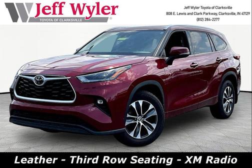 Ruby Flare Pearl 2021 Toyota Highlander XLE