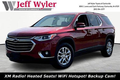 Cajun Red Tintcoat 2020 Chevrolet Traverse LT Cloth