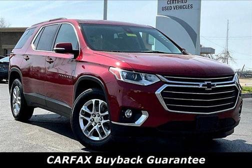 Cajun Red Tintcoat 2020 Chevrolet Traverse LT Cloth
