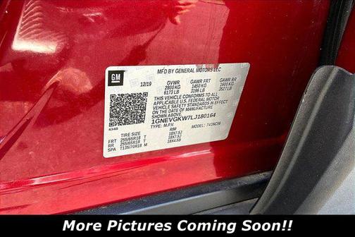 Cajun Red Tintcoat 2020 Chevrolet Traverse LT Cloth