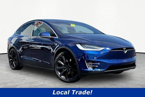 Deep Blue Metallic 2018 Tesla Model X 75D