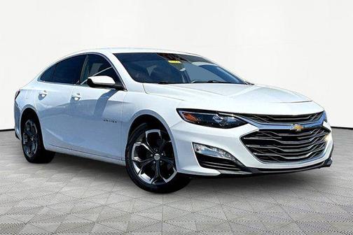 Summit White 2021 Chevrolet Malibu FWD LT