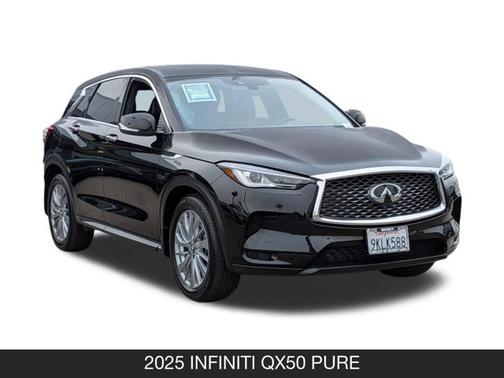 Black Obsidian 2025 INFINITI QX50 PURE