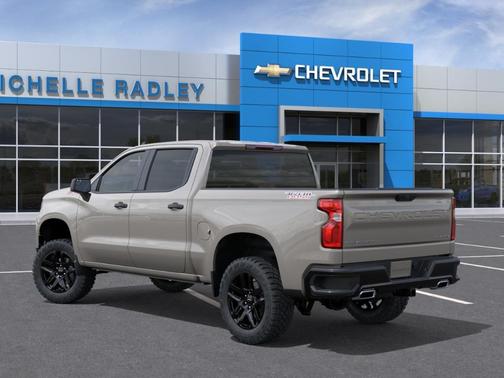 White Sand 2026 Chevrolet Silverado 1500 Custom Trail Boss