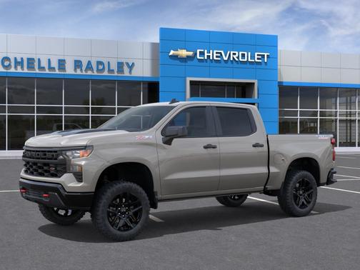 White Sand 2026 Chevrolet Silverado 1500 Custom Trail Boss