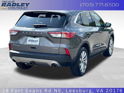 Gray 2022 Ford Escape Titanium