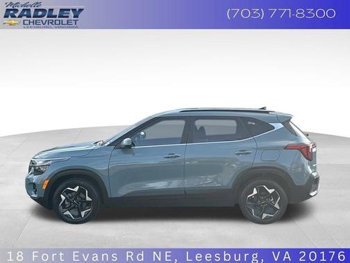 Blue 2024 Kia Seltos EX