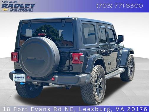 Black Clearcoat 2023 Jeep Wrangler 4xe Sahara