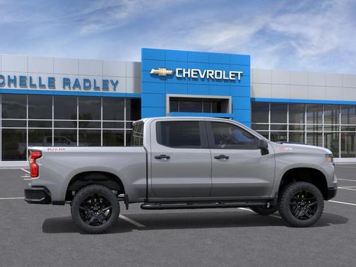 Sterling Gray Metallic 2026 Chevrolet Silverado 1500 Custom Trail Boss