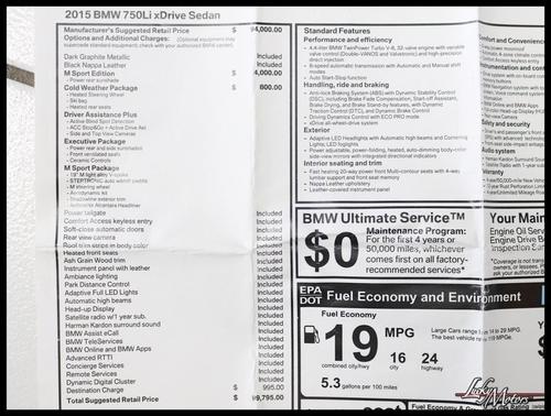 2015 BMW 750 Li xDrive