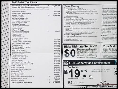 2015 BMW 750 Li