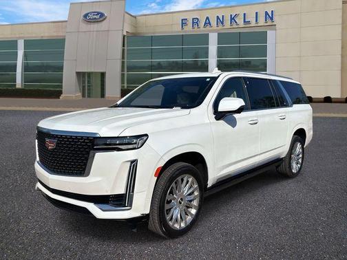 Crystal White 2024 Cadillac Escalade ESV Premium Luxury