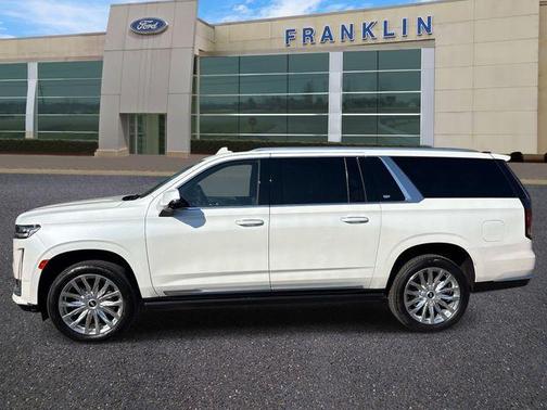 Crystal White 2024 Cadillac Escalade ESV Premium Luxury