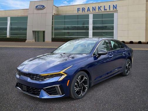 Blue 2025 Kia K5 GT-Line