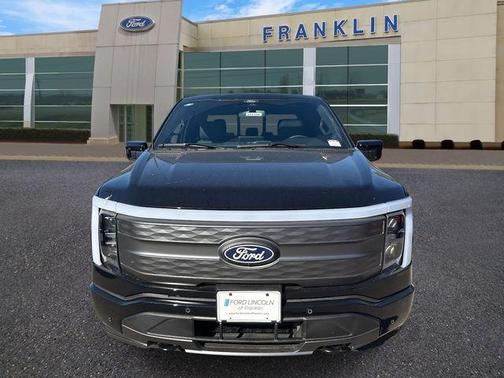 Agate Black Metallic 2025 Ford F-150 Lightning LARIAT