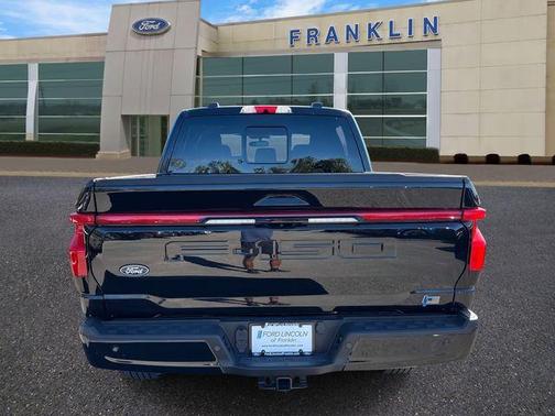 Agate Black Metallic 2025 Ford F-150 Lightning LARIAT