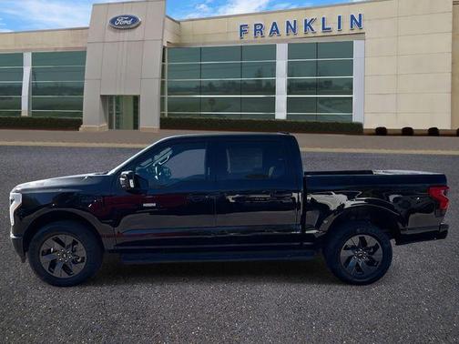 Agate Black Metallic 2025 Ford F-150 Lightning LARIAT