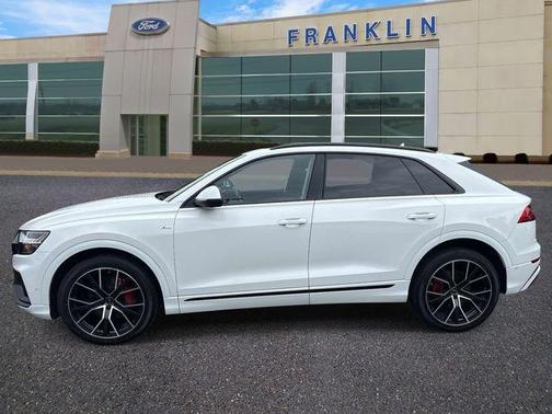 Carrara White 2023 Audi Q8 55 Prestige
