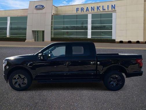 Agate Black Metallic 2025 Ford F-150 Lightning Flash