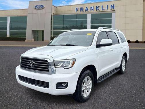 Super White 2019 Toyota Sequoia SR5