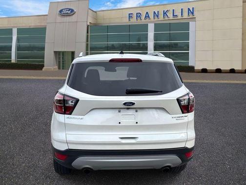 White Platinum Clearcoat Metallic 2017 Ford Escape Titanium