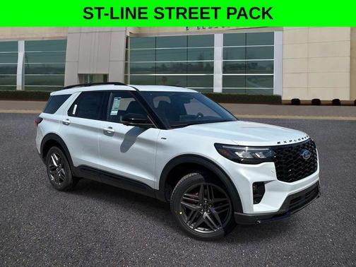 Space White Metallic 2026 Ford Explorer ST-Line