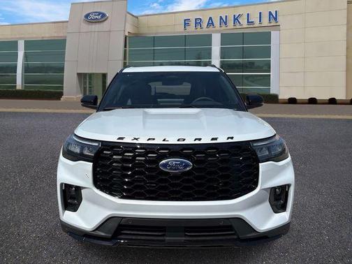 Space White Metallic 2026 Ford Explorer ST-Line