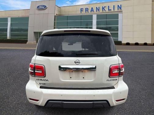 White 2020 Nissan Armada Platinum