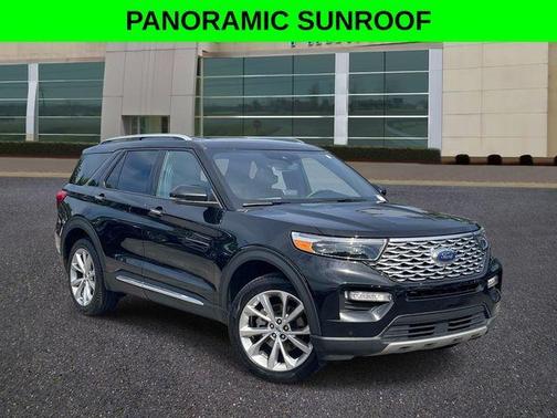 Agate Black Metallic 2023 Ford Explorer Platinum