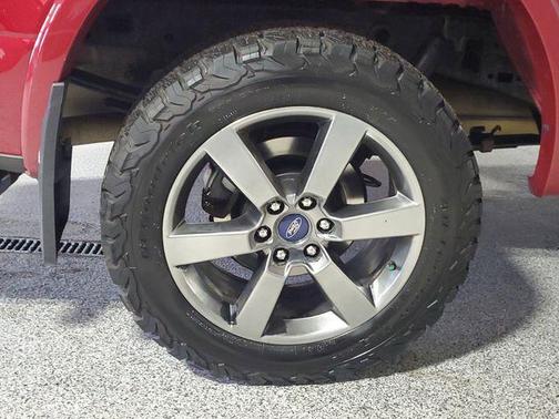 Red 2017 Ford F-150 XLT