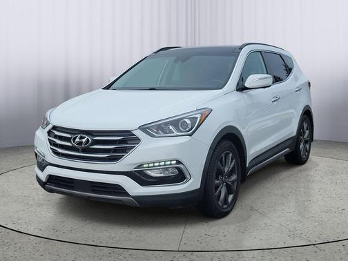 Pearl White 2018 Hyundai Santa Fe Sport 2.0L Turbo Ultimate