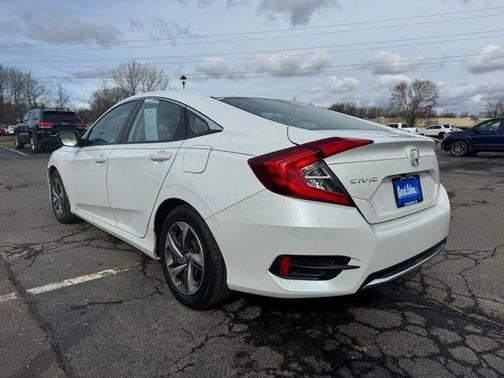 White 2020 Honda Civic LX