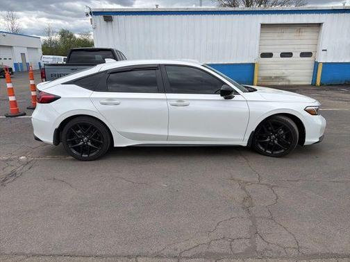 Platinum White Pearl 2025 Honda Civic Sport