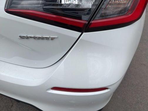 Platinum White Pearl 2025 Honda Civic Sport