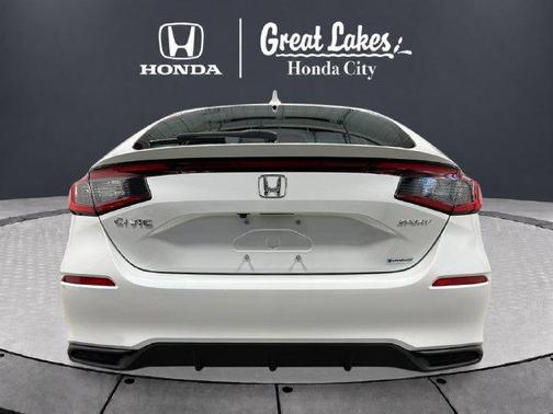 Platinum White Pearl 2026 Honda Civic Hybrid Sport