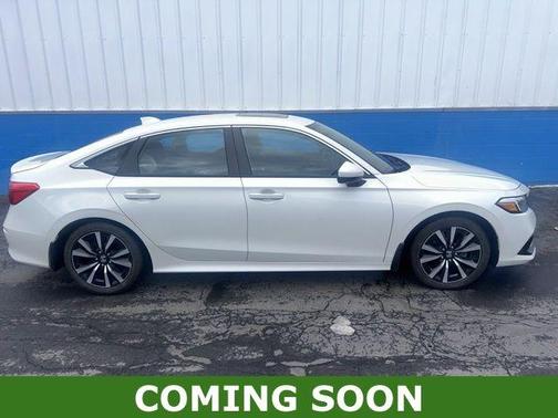 White 2023 Honda Civic EX
