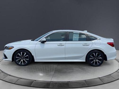 Platinum White Pearl 2023 Honda Civic EX