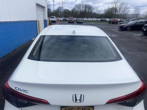 White 2023 Honda Civic EX