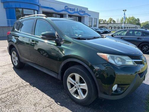Dark Green 2013 Toyota RAV4 XLE