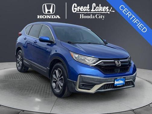 Aegean Blue Metallic 2021 Honda CR-V EX